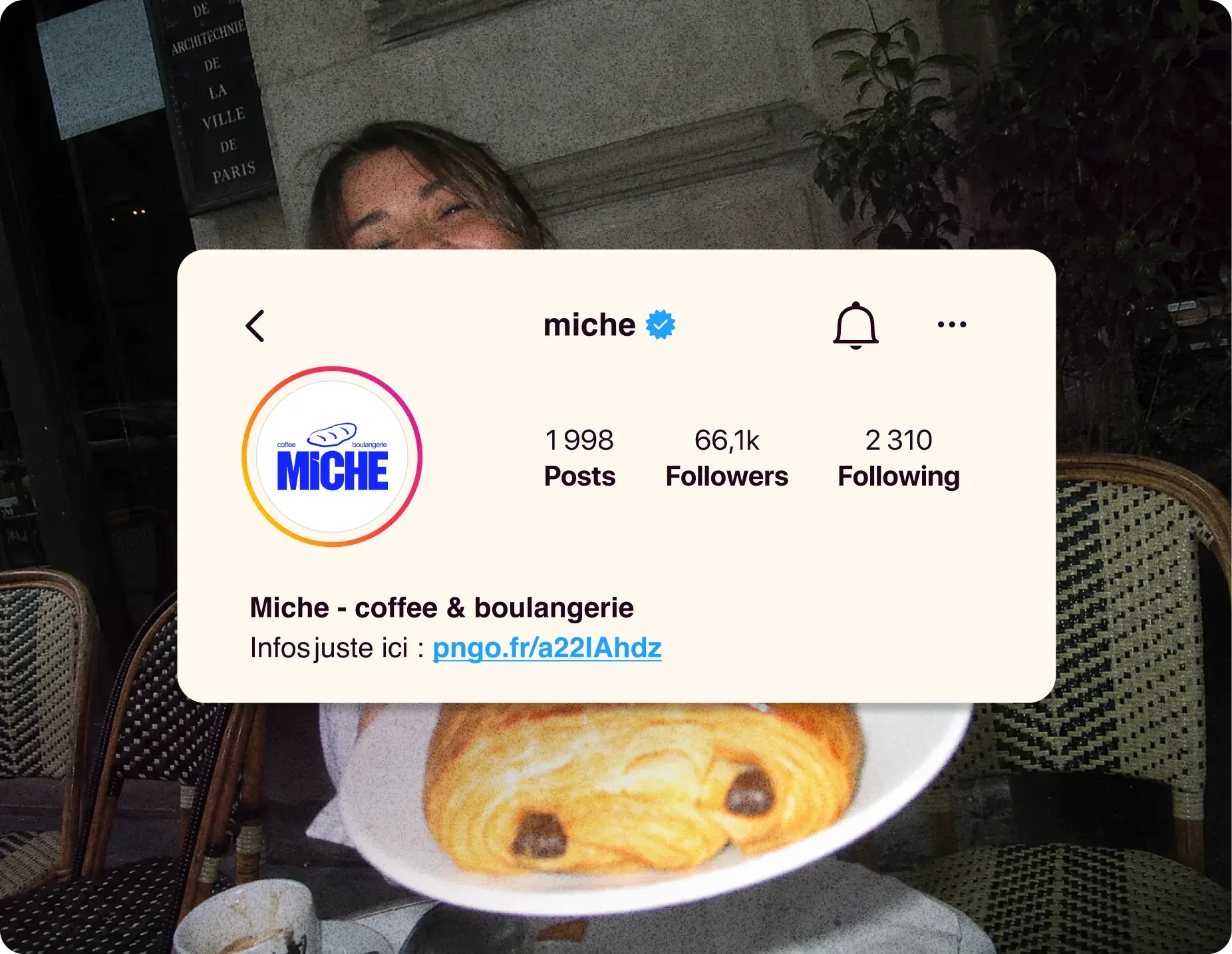 Lien Brand App sur les réseaux sociaux
