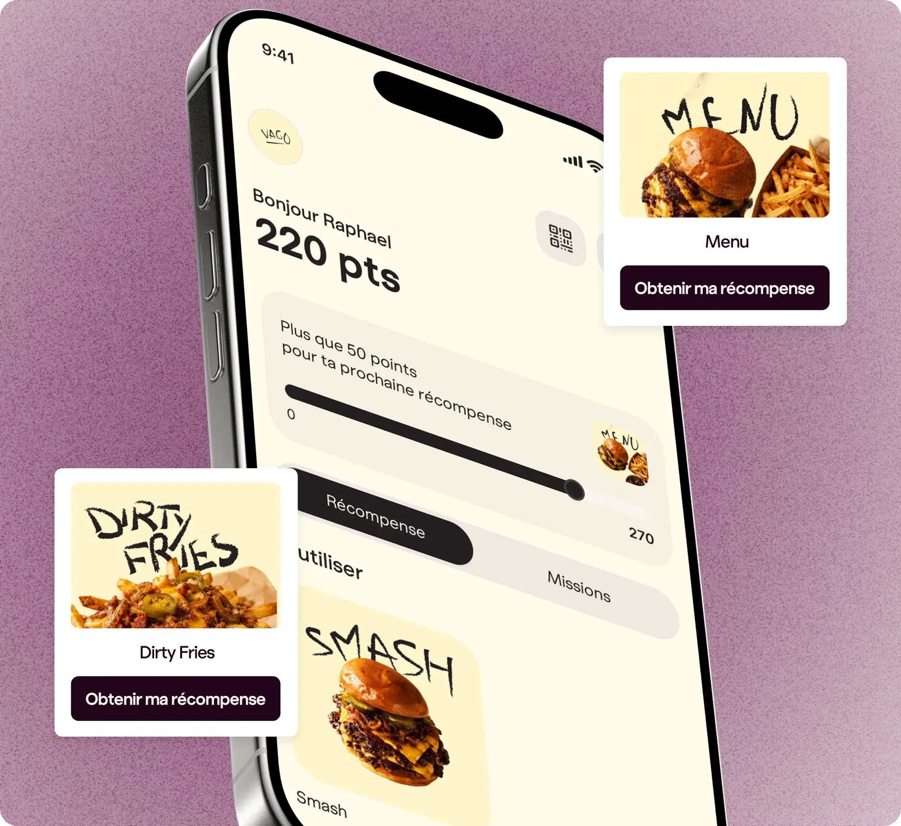 Brand App : onglet fidélité et gamification