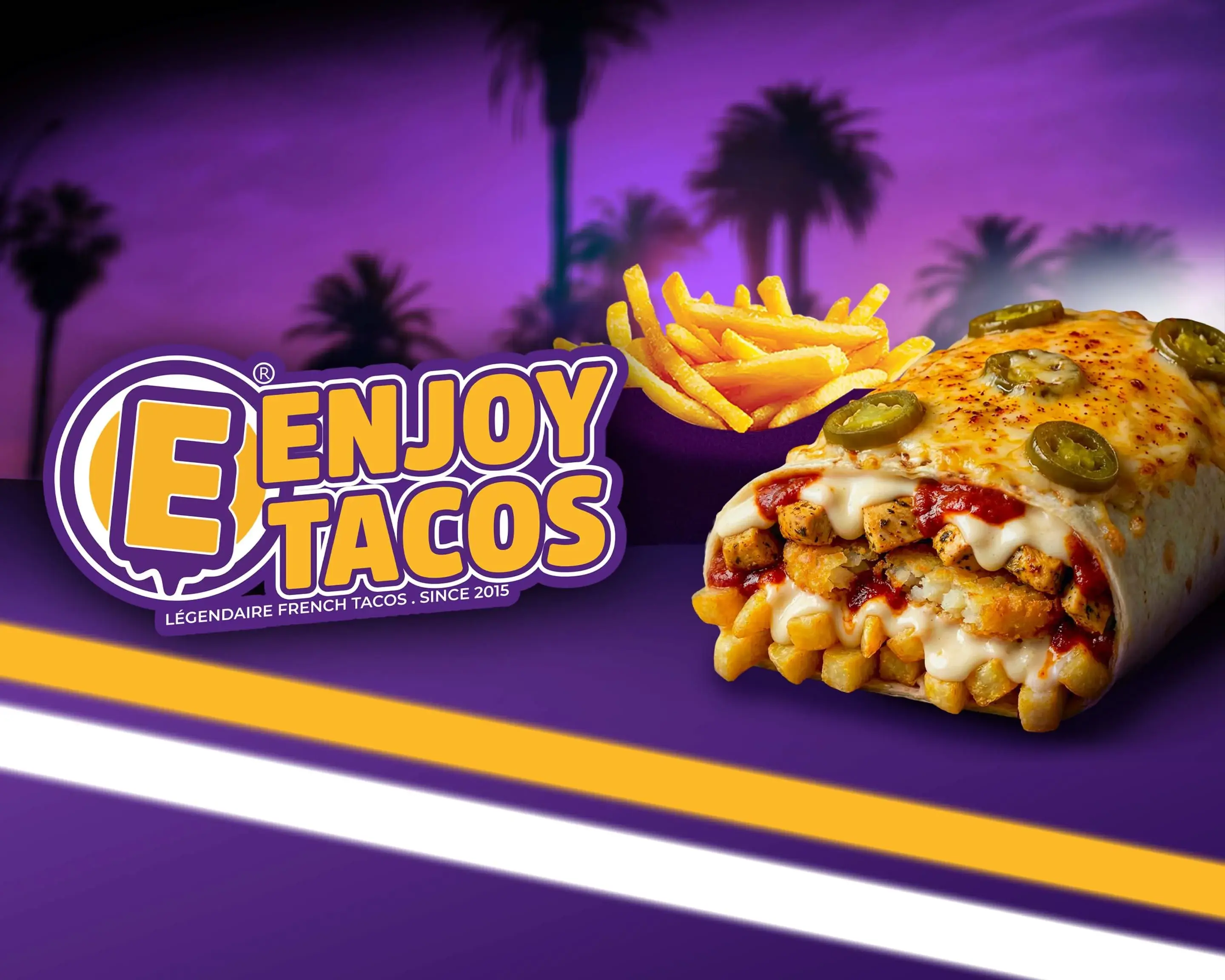 Visuels du cas client Enjoy Tacos