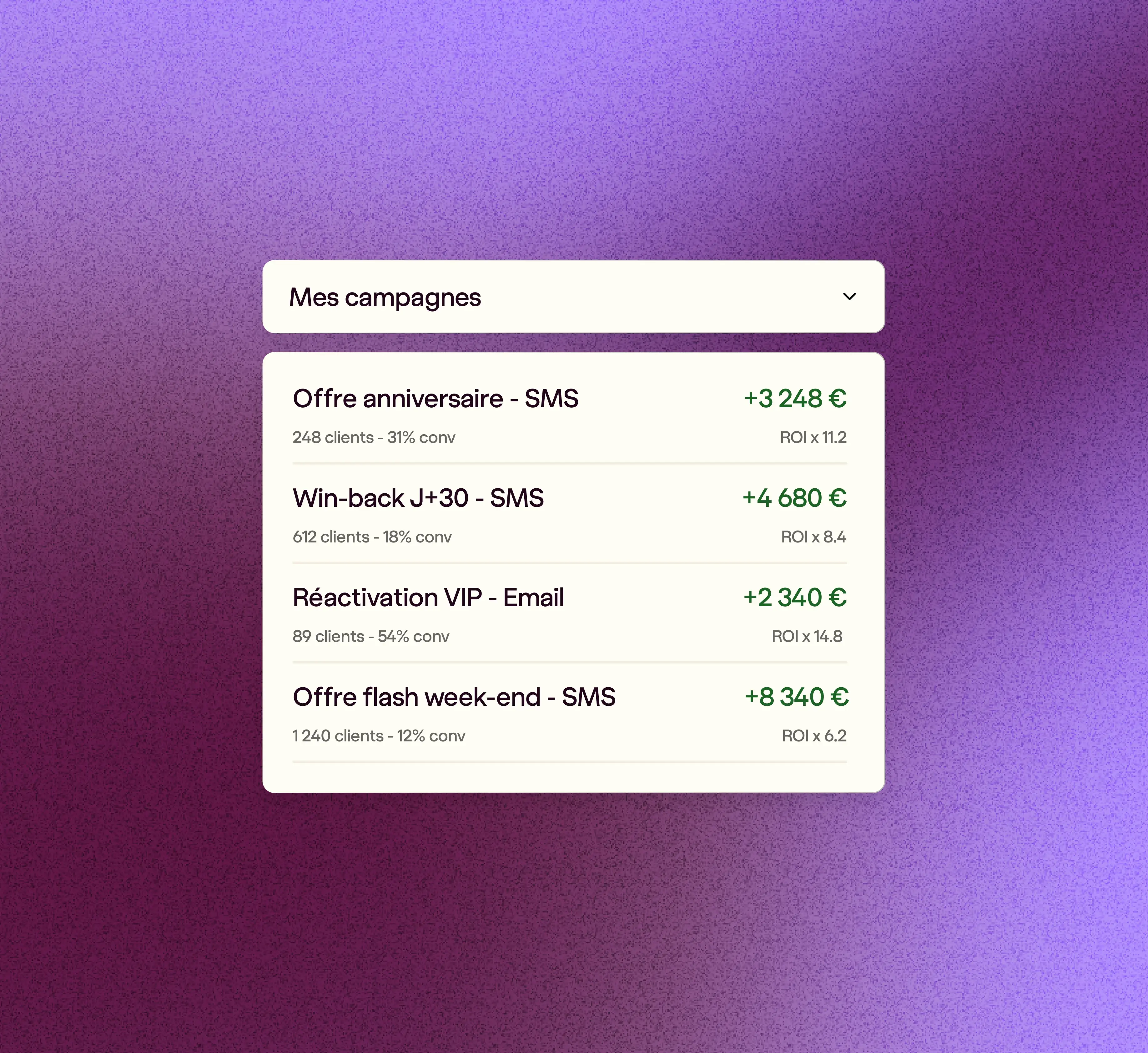 Dashboard animation marketing Pongo