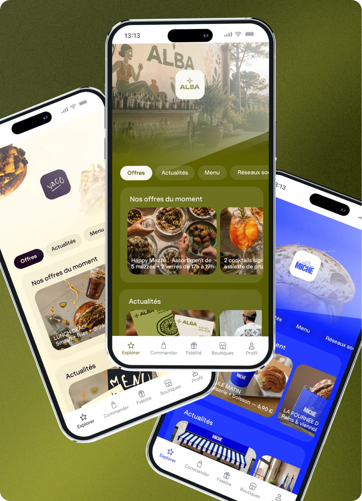 Interface Brand App personnalisée